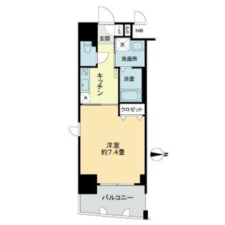 エイペックス四天王寺２の物件間取画像